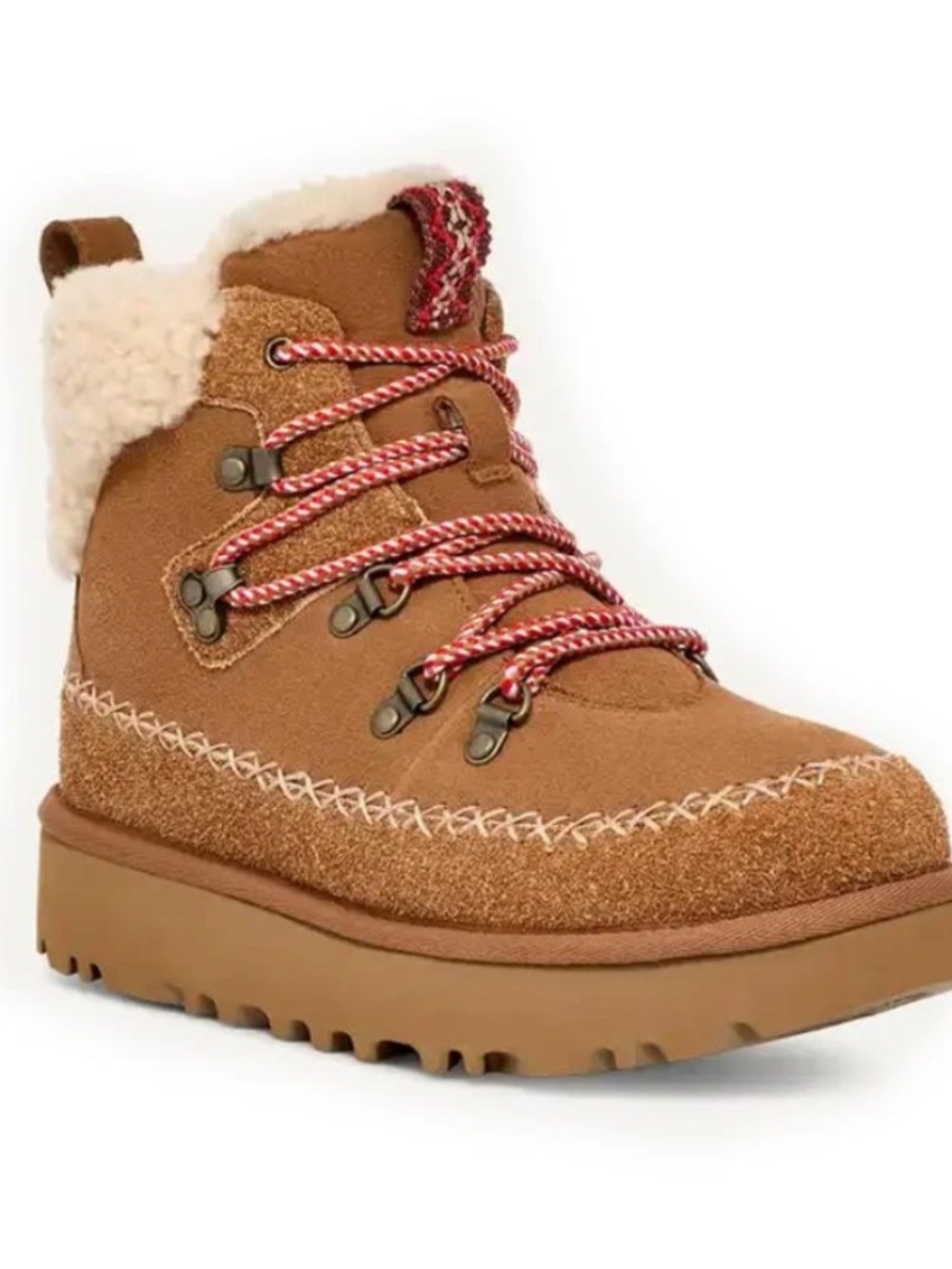 UGG Women's Classic Alpine Lace-Up Boots Chestnut